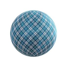 Blue checkered fabric 2